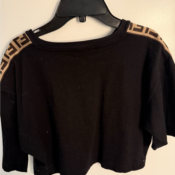 Fendi Fendirama Cropped T-Shirt